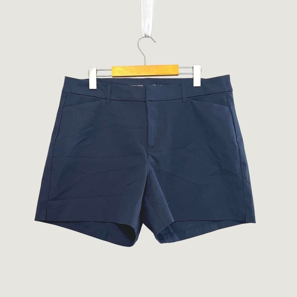 Old Navy Pixie Shorts Womens 14 Navy Blue High Rise Stretch 710205-02